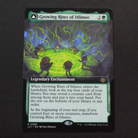 MTG The Lost Caverns of Ixalan LCI Growing Rites of Itlimoc Extended Art 380 NM