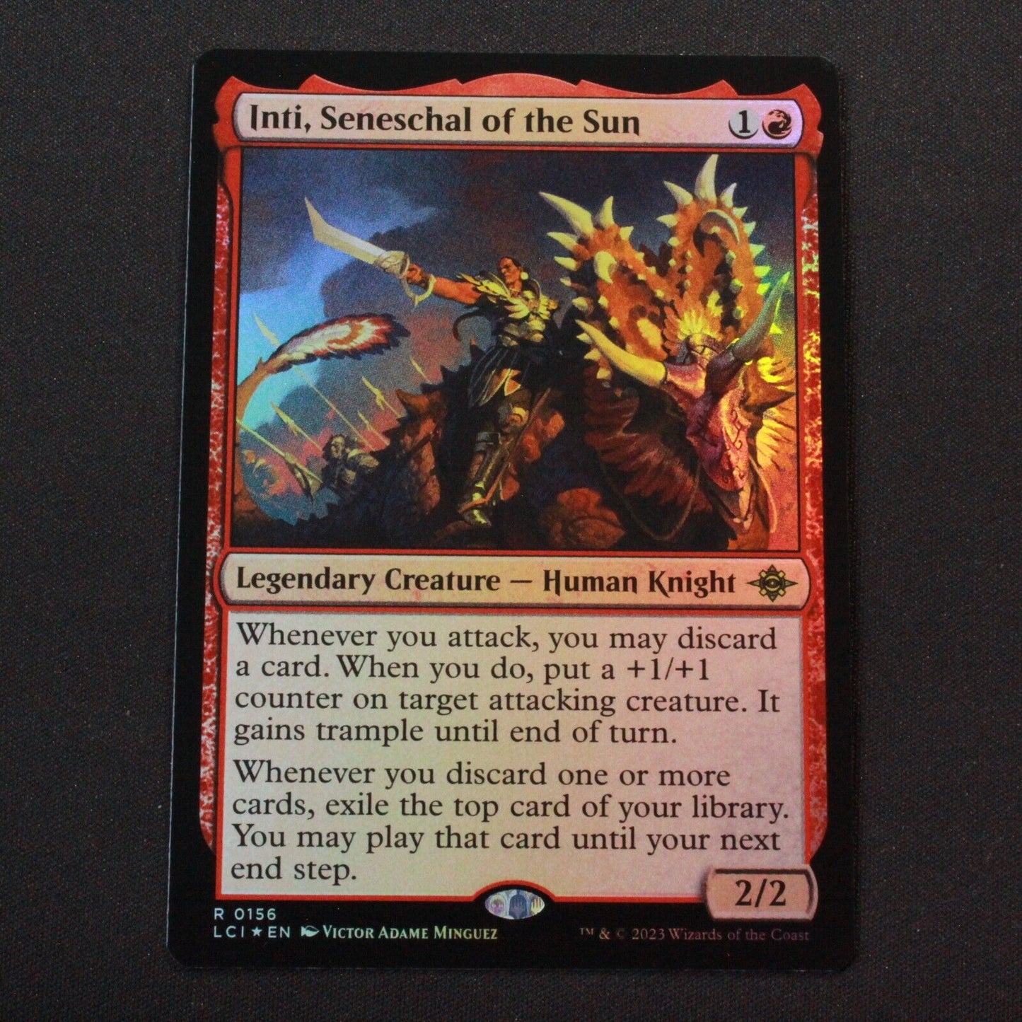 MTG The Lost Caverns of Ixalan (LCI) Rare FOIL Inti, Seneschal of the Sun 156 NM