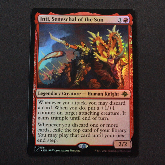 MTG The Lost Caverns of Ixalan (LCI) Rare FOIL Inti, Seneschal of the Sun 156 NM