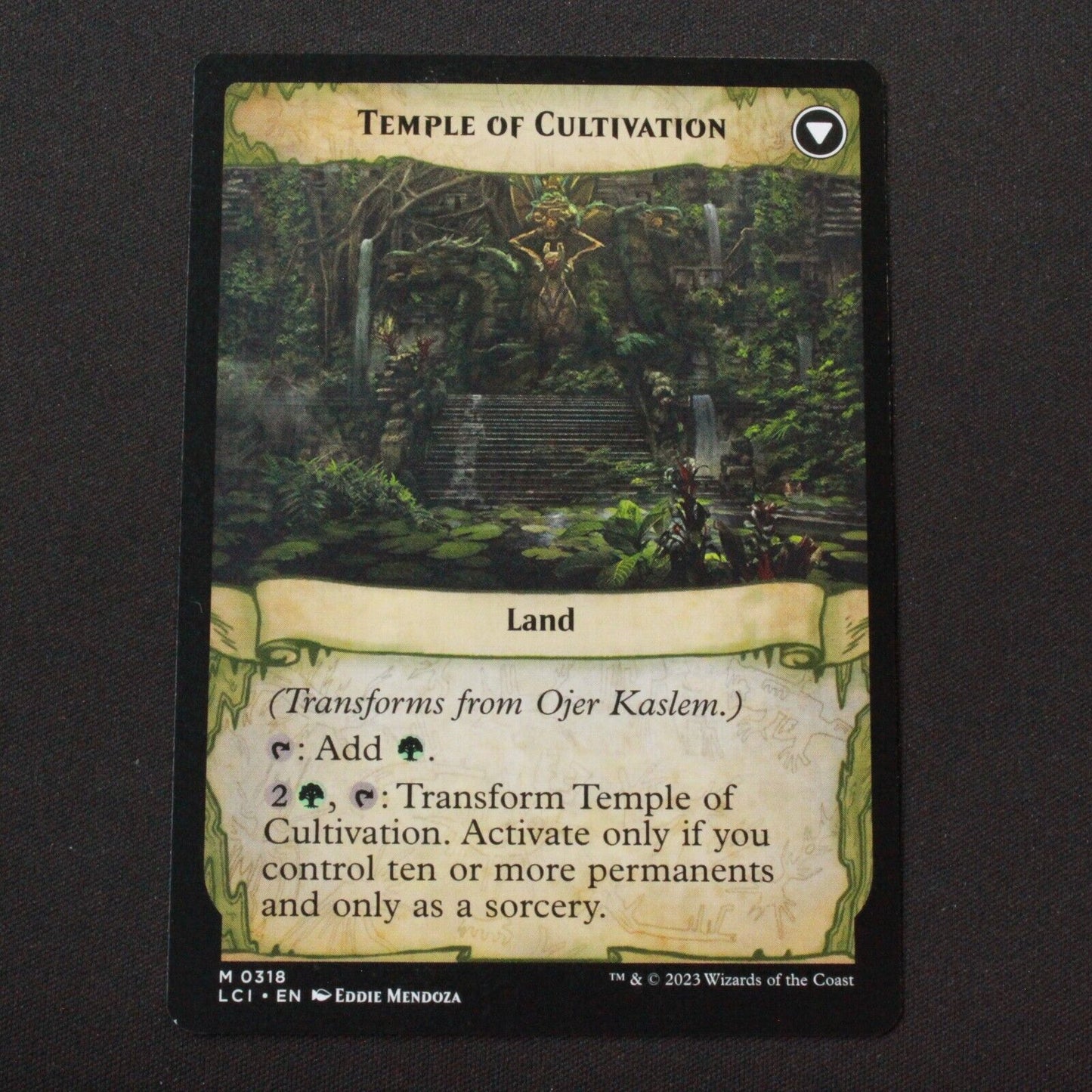 MTG The Lost Caverns of Ixalan LCI Ojer Kaslem Deepest Growth Showcase 318 NM