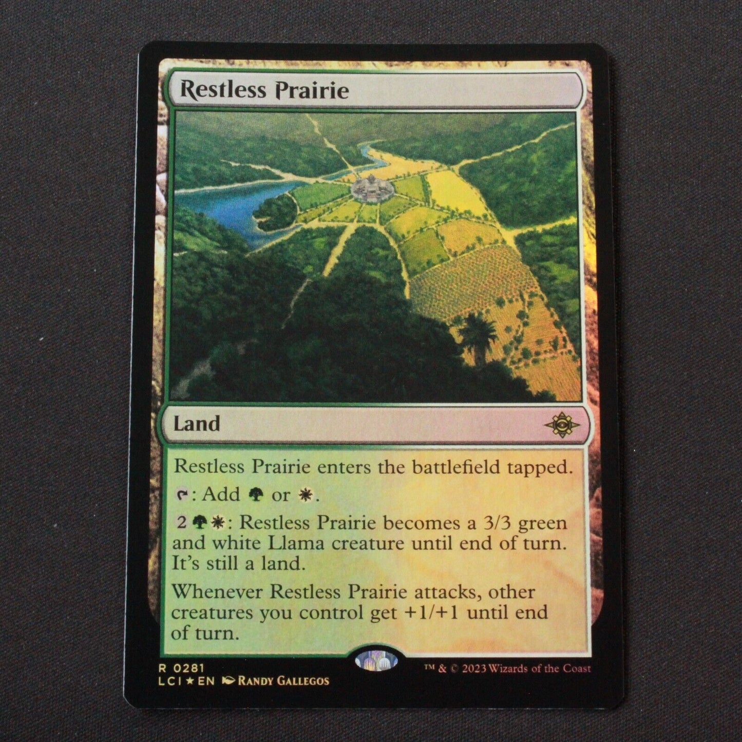 MTG The Lost Caverns of Ixalan (LCI) Rare FOIL Restless Prairie 281 NM