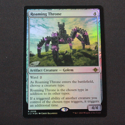 MTG The Lost Caverns of Ixalan (LCI) Rare FOIL Roaming Throne 258 NM