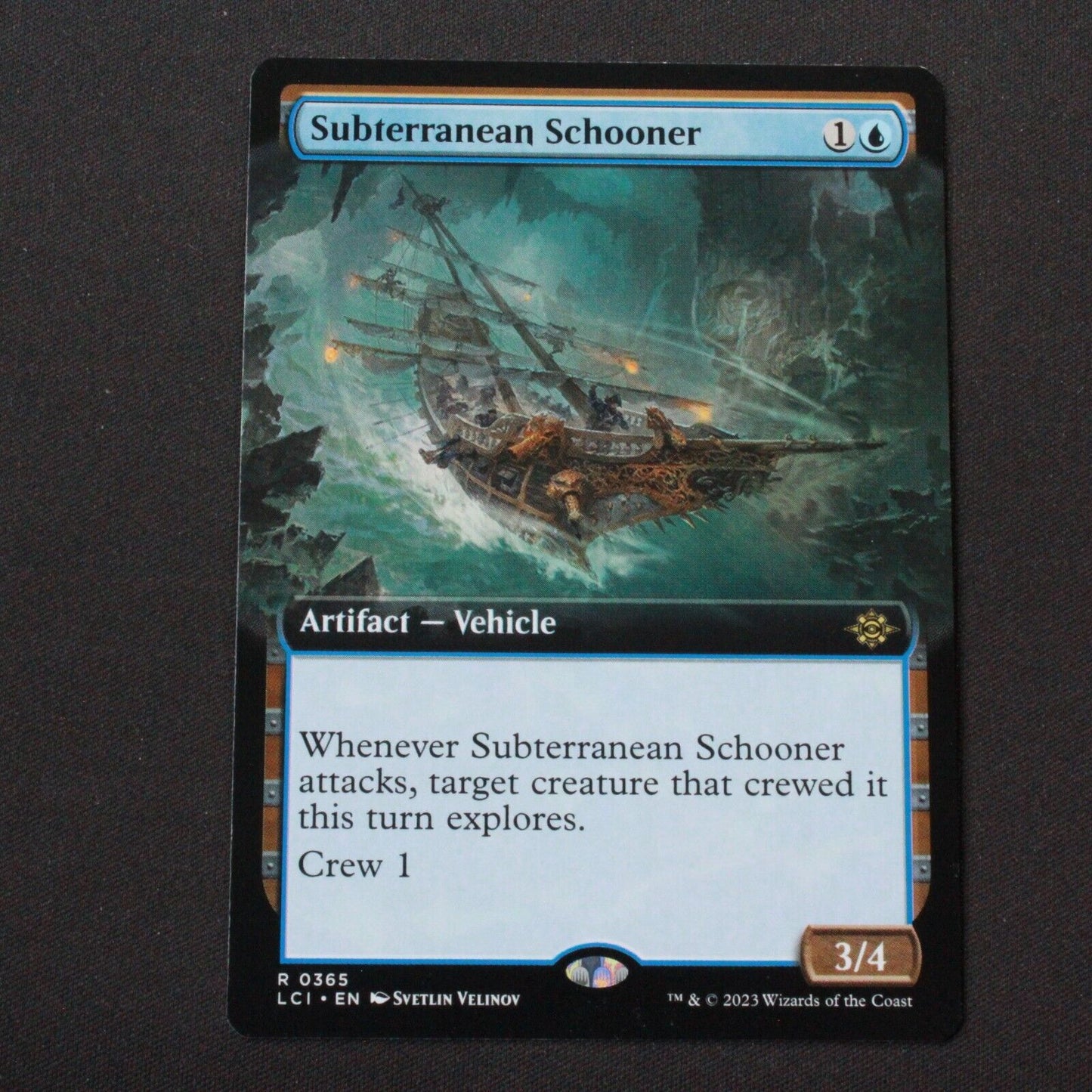 MTG The Lost Caverns of Ixalan LCI Subterranean Schooner Extended Art 365 NM