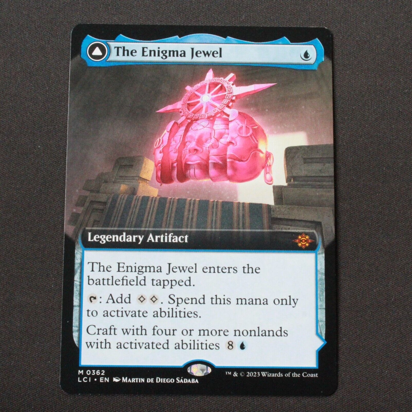 MTG The Lost Caverns of Ixalan LCI Mythic The Enigma Jewel Extended Art 362 NM