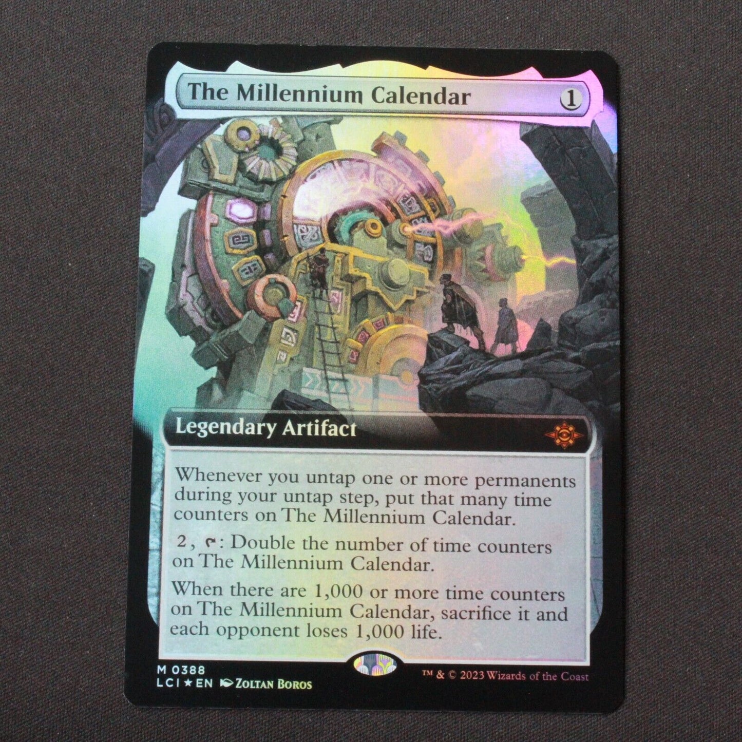 MTG The Lost Caverns of Ixalan LCI FOIL The Millennium Calendar Ext Art 388 NM