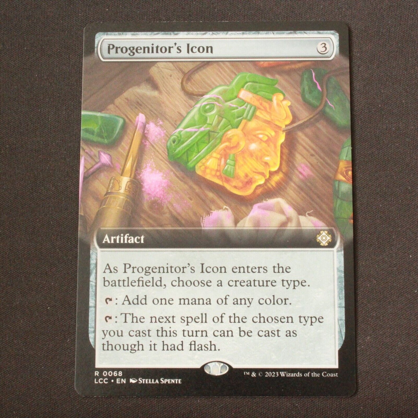 MTG Commander Lost Caverns of Ixalan LCC Progenitor's Icon Extended Art 68 NM