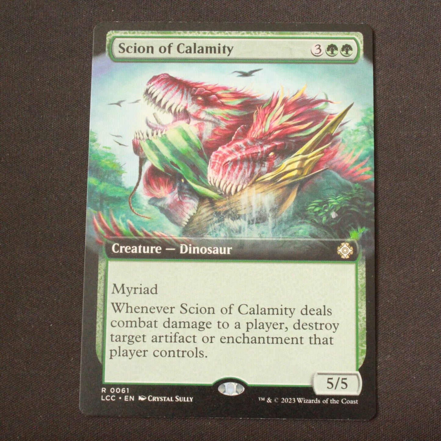 MTG Commander Lost Caverns of Ixalan LCC Scion of Calamity Extended Art 61 NM