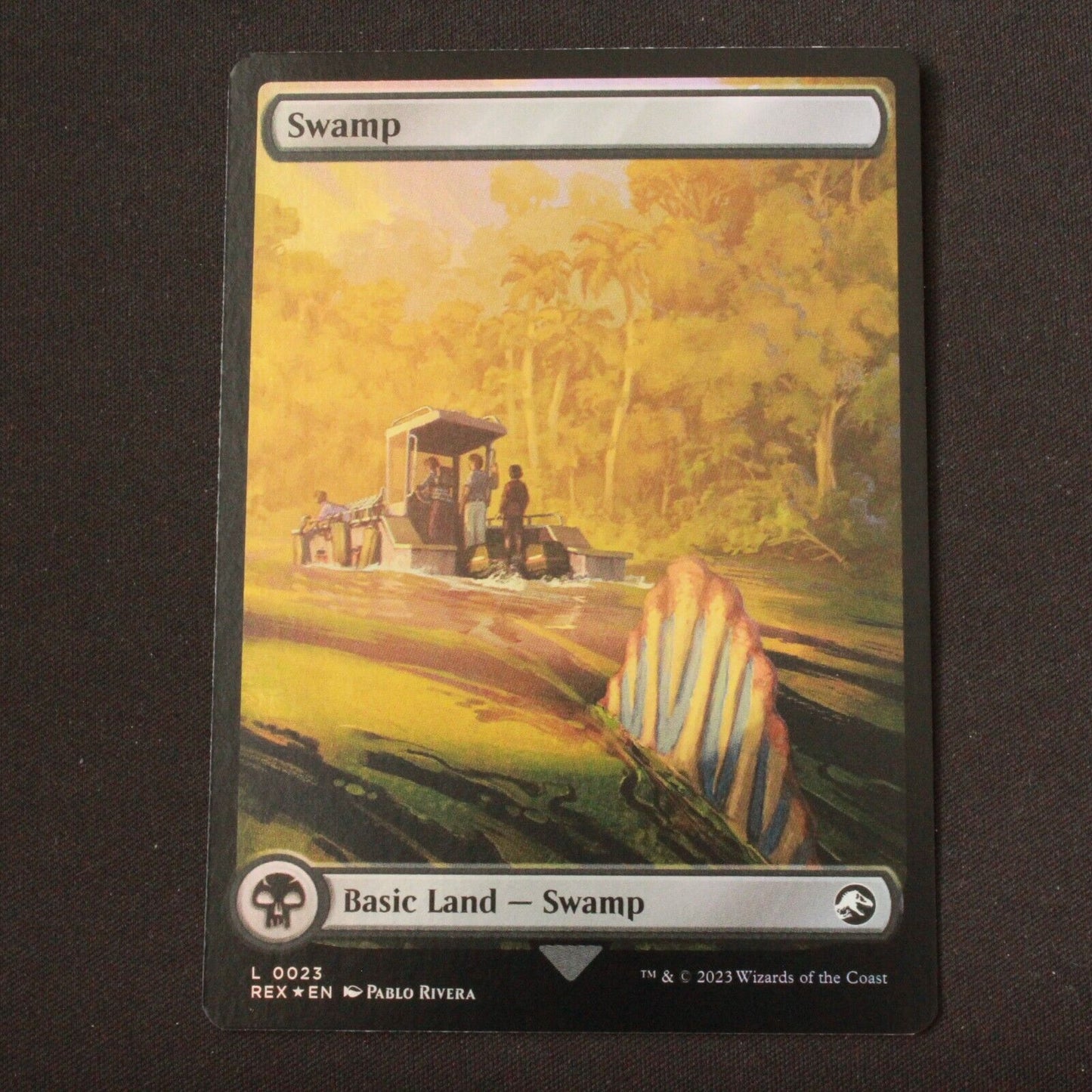 MTG Universes Beyond: Jurassic World Collection (REX) Land FOIL Swamp 23 NM