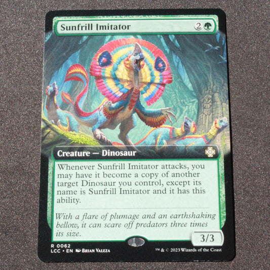 MTG Commander Lost Caverns of Ixalan LCC Sunfrill Imitator Extended Art 62 NM