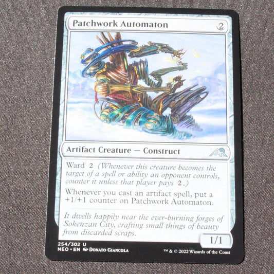 MTG Kamigawa: Neon Dynasty (NEO) Uncommon Patchwork Automaton 254 NM