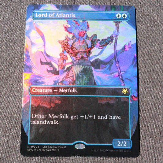 MTG Special Guests (SPG) Rare FOIL Lord of Atlantis (Borderless) 1 NM