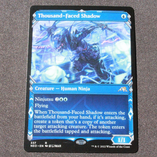 MTG Kamigawa: Neon Dynasty (NEO) Rare Thousand-Faced Shadow (Showcase) 337 NM