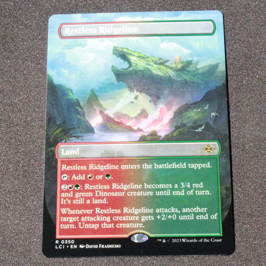 MTG Lost Caverns of Ixalan (LCI) Rare Restless Ridgeline (Borderless) 350 NM