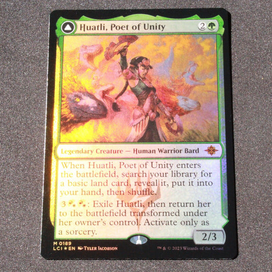 MTG Lost Caverns of Ixalan (LCI) Mythic FOIL Huatli, Poet of Unity 189 NM