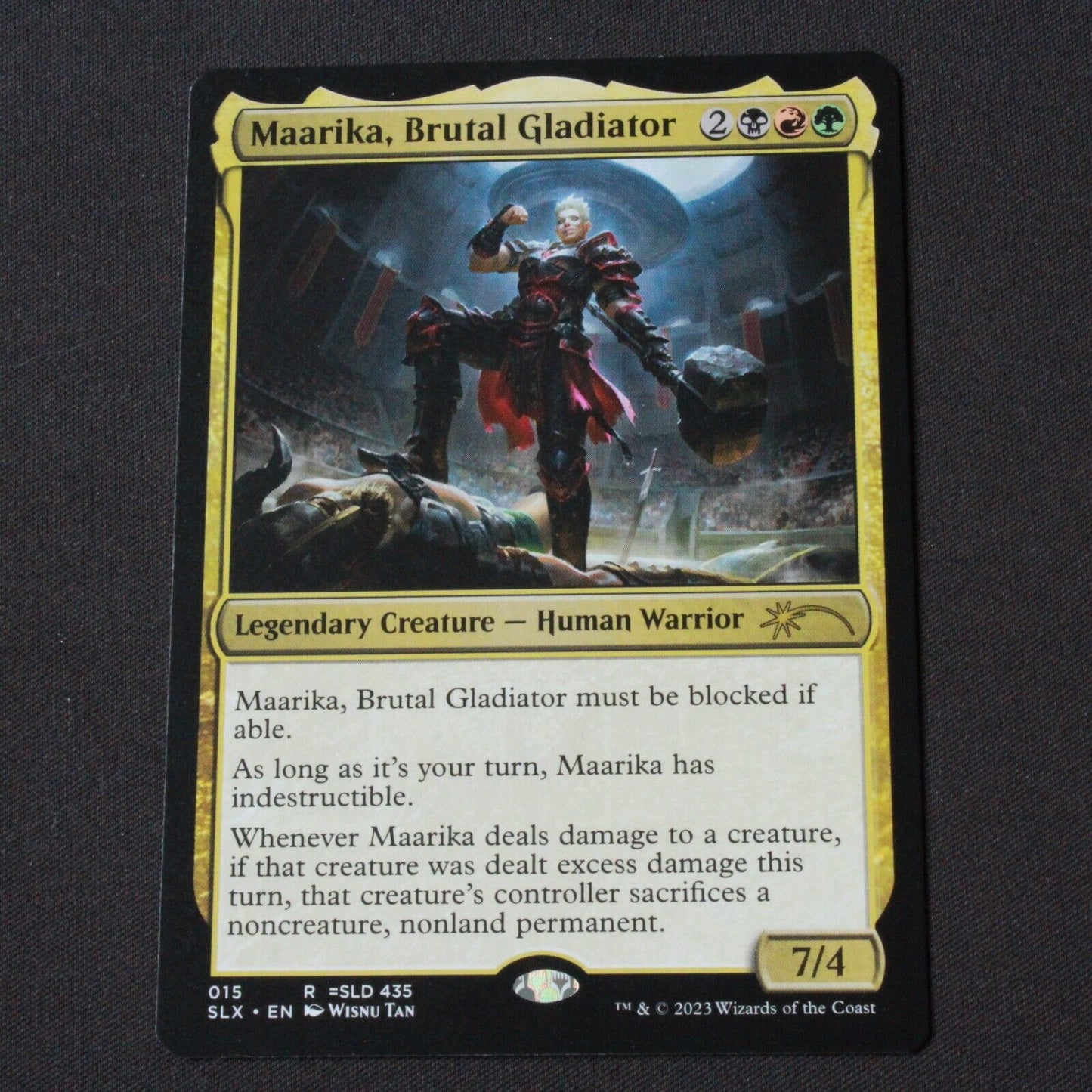 MTG SLX Cards (SLX) Rare Maarika, Brutal Gladiator 15 NM