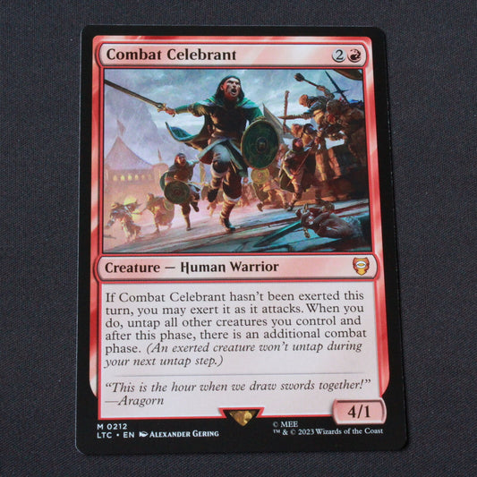 MTG Commander: The Lord of the Rings (LTC) Mythic Combat Celebrant 212 NM