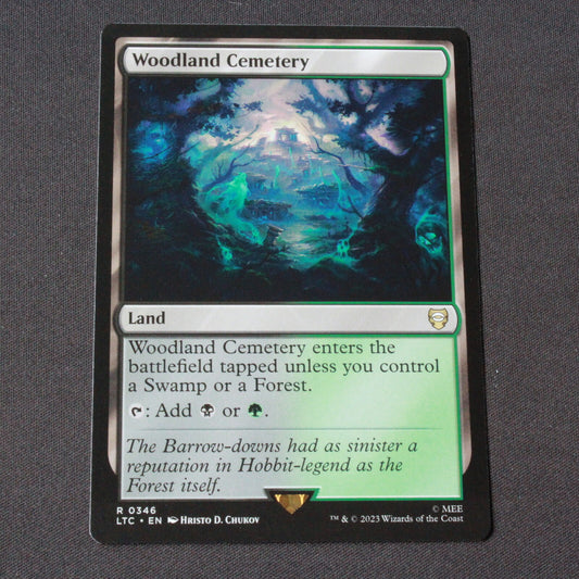 MTG Commander: The Lord of the Rings (LTC) Rare Woodland Cemetery 346 NM