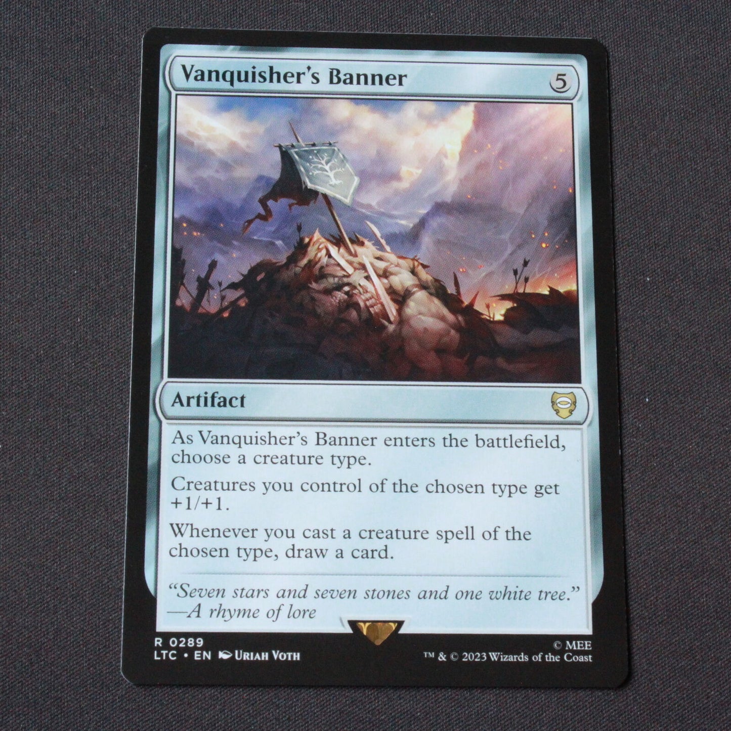 MTG Commander: The Lord of the Rings (LTC) Rare Vanquisher's Banner 289 NM