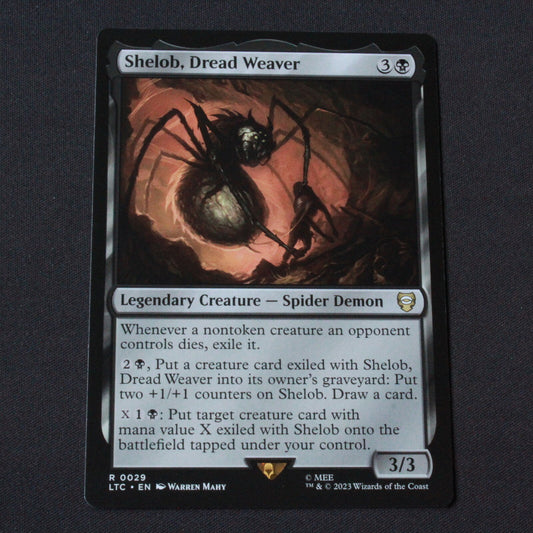 MTG Commander: The Lord of the Rings (LTC) Rare Shelob, Dread Weaver 29 NM