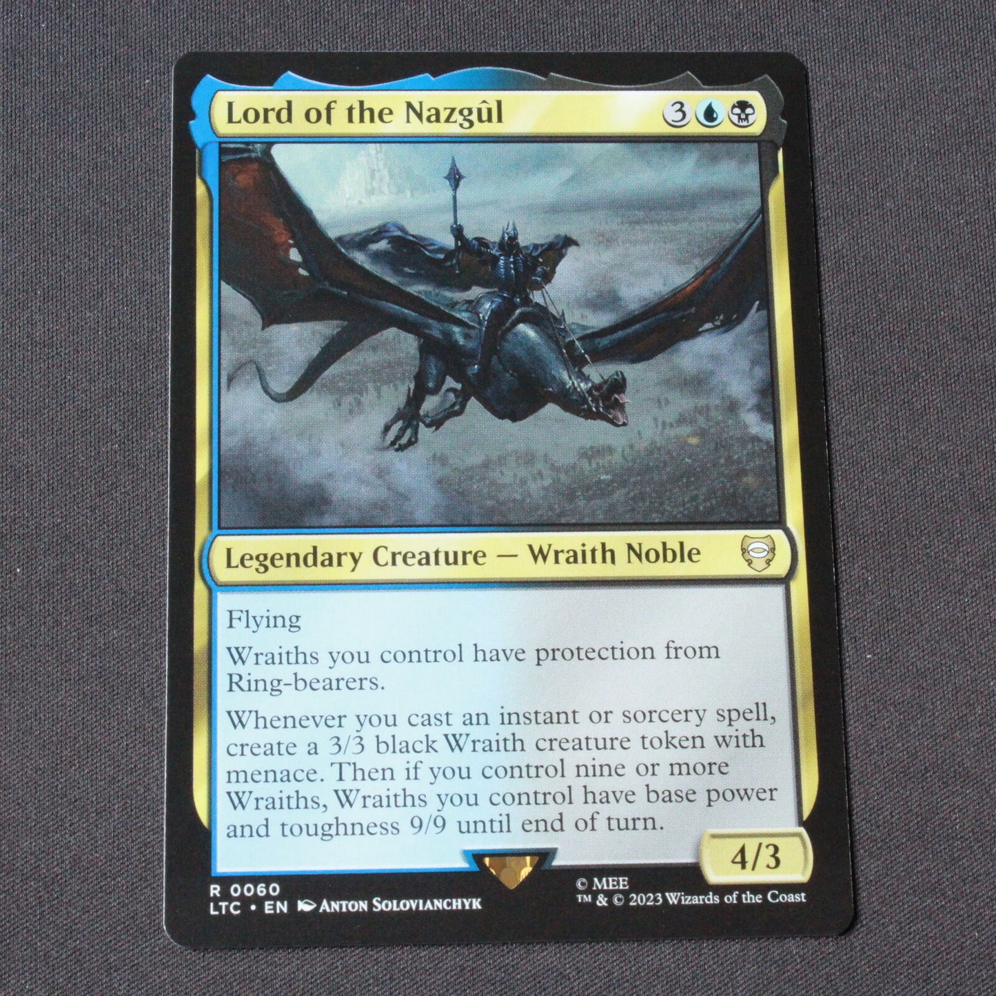 MTG Commander: The Lord of the Rings (LTC) Rare Lord of the Nazgul 60 NM