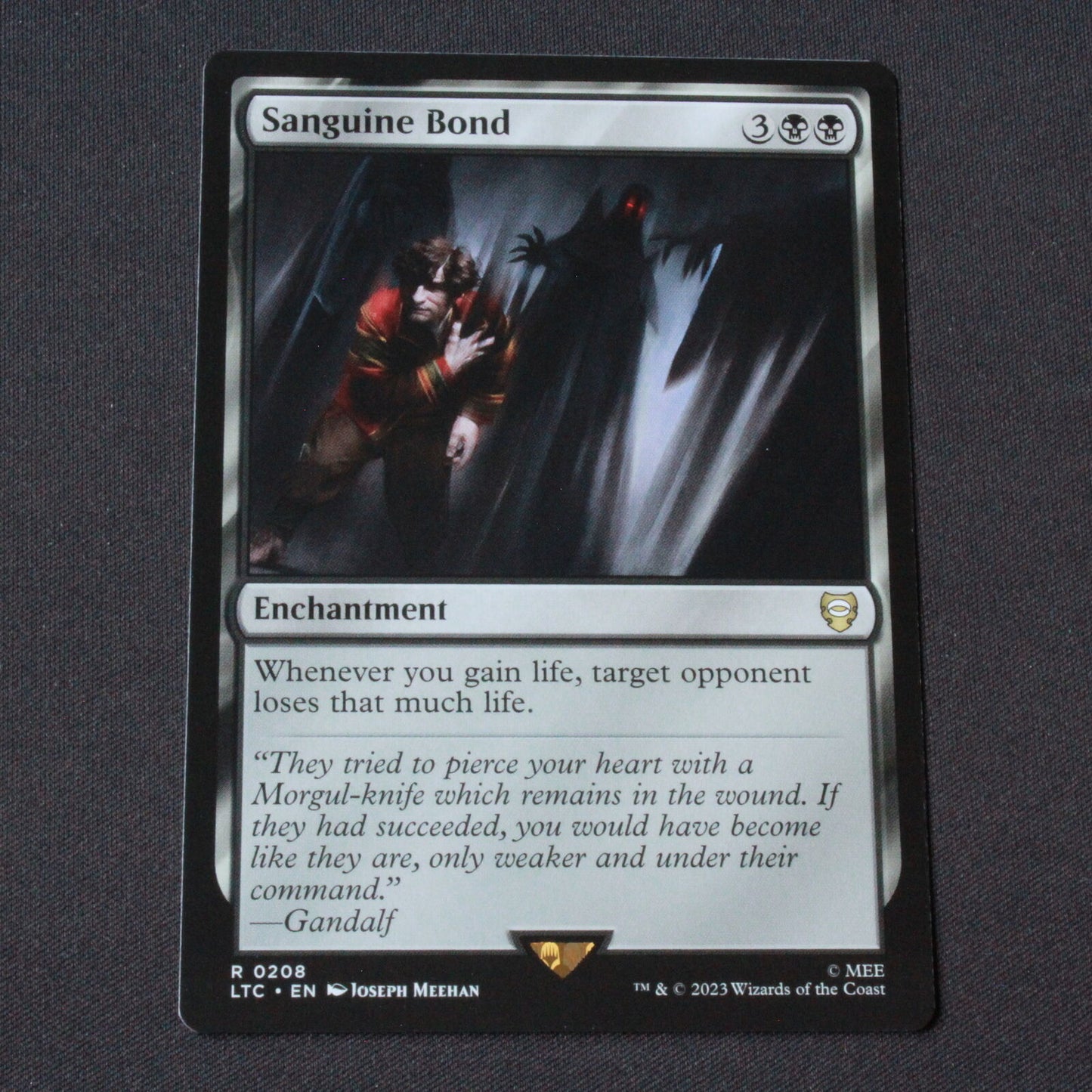 MTG Commander: The Lord of the Rings (LTC) Rare Sanguine Bond 208 NM