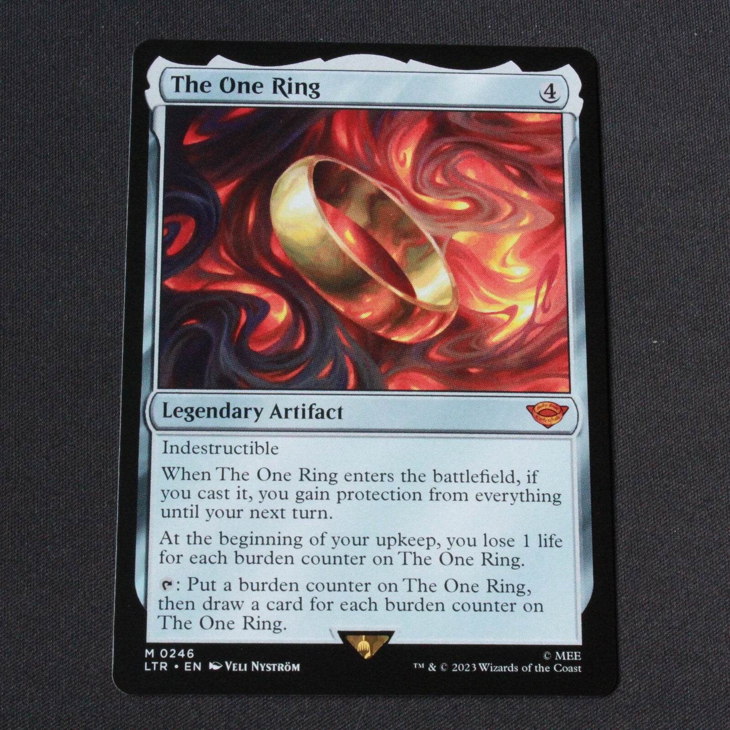 MTG Lord of the Rings (LTR) Mythic The One Ring 246 NM