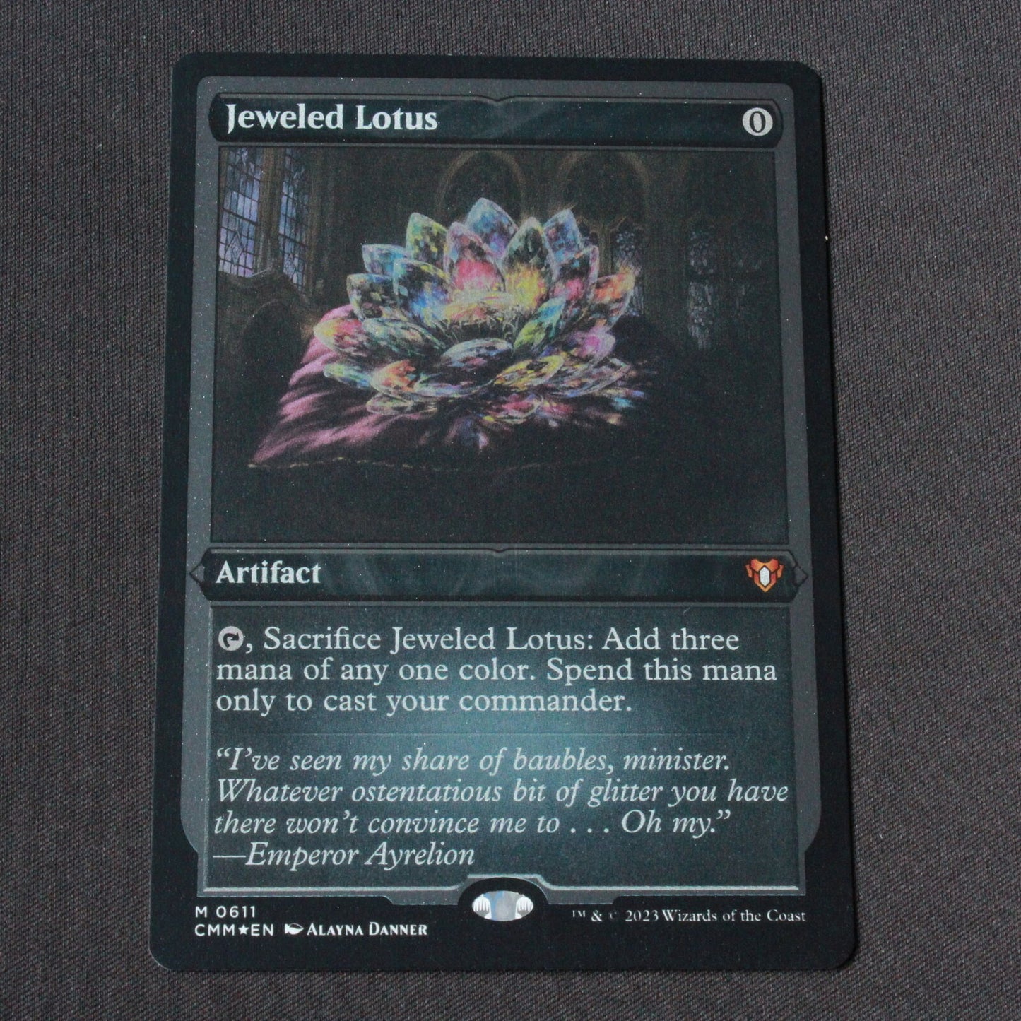 MTG Commander Masters (CMM) Mythic Jeweled Lotus (Foil Etched) 611 NM