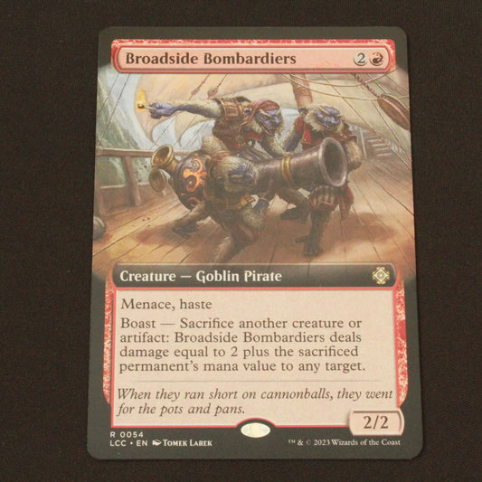 MTG Commander Lost Caverns Ixalan LCC Broadside Bombardiers Extended Art 54 NM