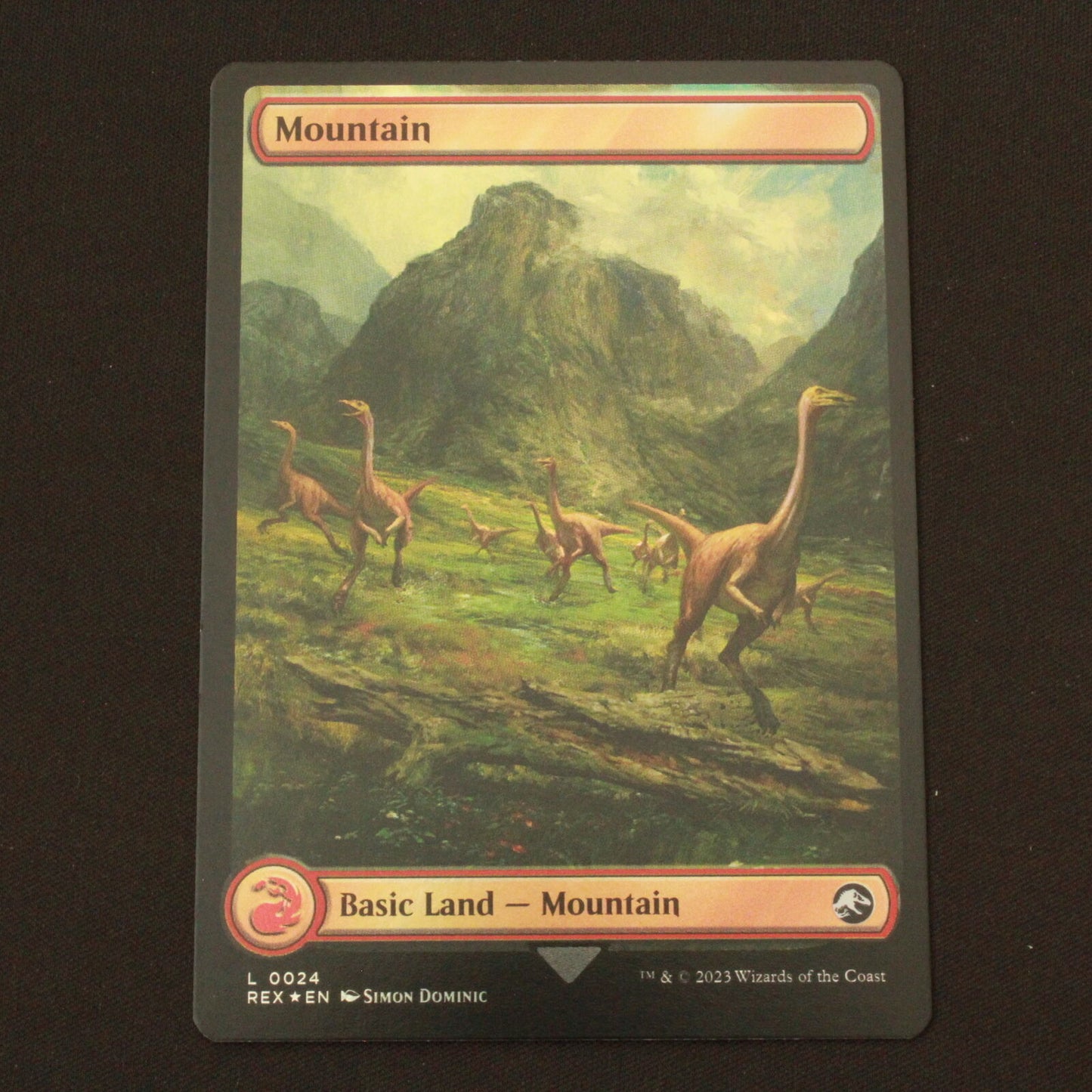 MTG Universes Beyond: Jurassic World Collection (REX) Land FOIL Mountain 24 NM