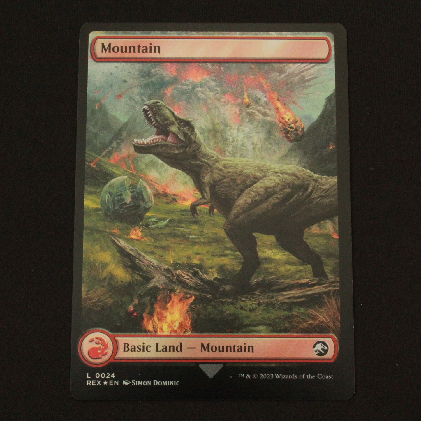 MTG Universes Beyond: Jurassic World Collection (REX) Land FOIL Mountain 24 NM