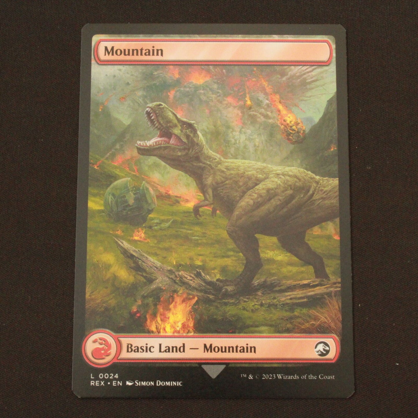 MTG Universes Beyond: Jurassic World Collection (REX) Land Mountain 24 NM