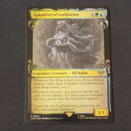 MTG Lord of the Rings LTR FOIL Galadriel of Lothlorien Showcase Scrolls 657 NM