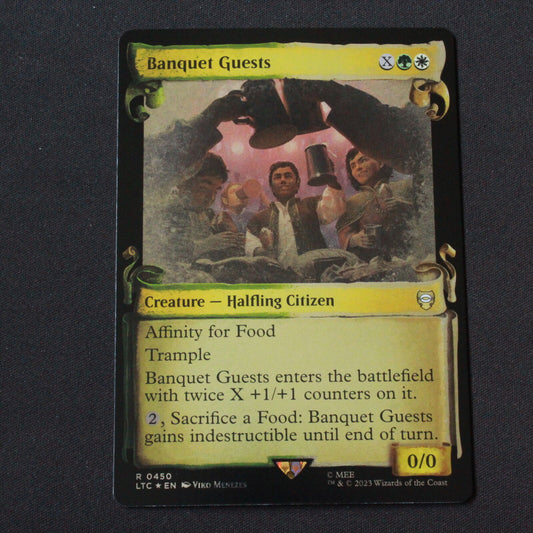 MTG Commander Lord of the Rings LTC FOIL Banquet Guests Showcase Scrolls 450 NM