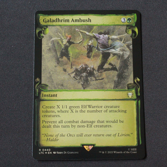 MTG Commander LOTR LTC FOIL Galadhrim Ambush Showcase Scrolls 440 NM