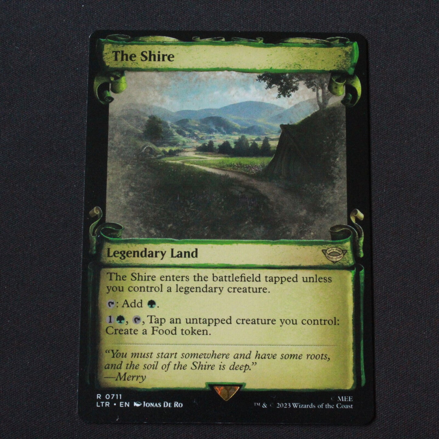 MTG The Lord of the Rings (LTR) Rare The Shire (Showcase Scrolls) 711 NM