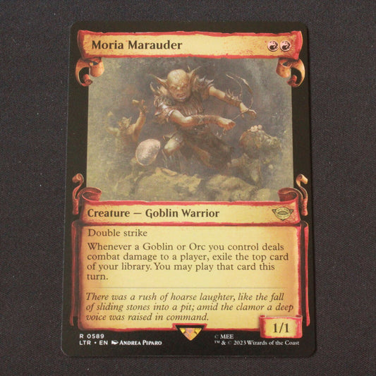 MTG The Lord of the Rings (LTR) Rare Moria Marauder (Showcase Scrolls) 589 NM