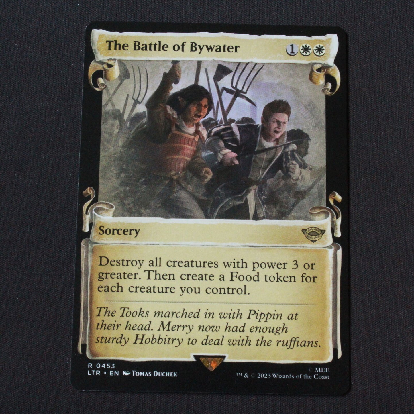 MTG The Lord of the Rings (LTR) The Battle of Bywater (Showcase Scrolls) 453 NM