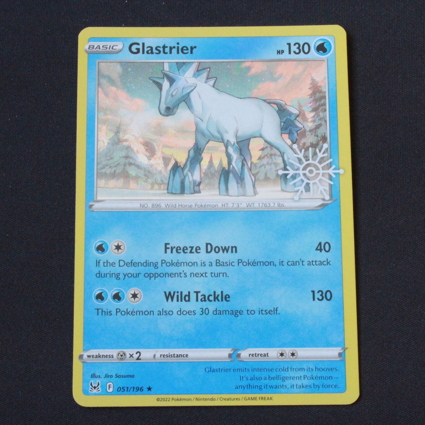 Pokemon Miscellaneous Cards Holo Rare Glastrier Holiday Calendar 051/196 NM