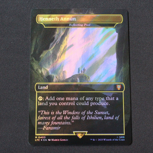 MTG Commander LOTR LTC FOIL Henneth Annun - Reflecting Pool Surge Foil 403 NM