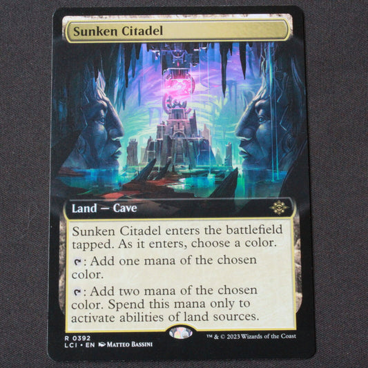 MTG Lost Caverns of Ixalan (LCI) Rare Sunken Citadel (Extended Art) 392 NM