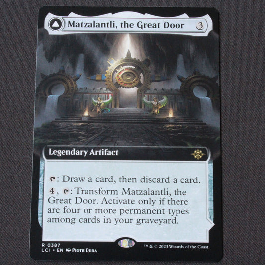 MTG Lost Caverns of Ixalan (LCI) Matzalantli, the Great Door Extended Art 387 NM