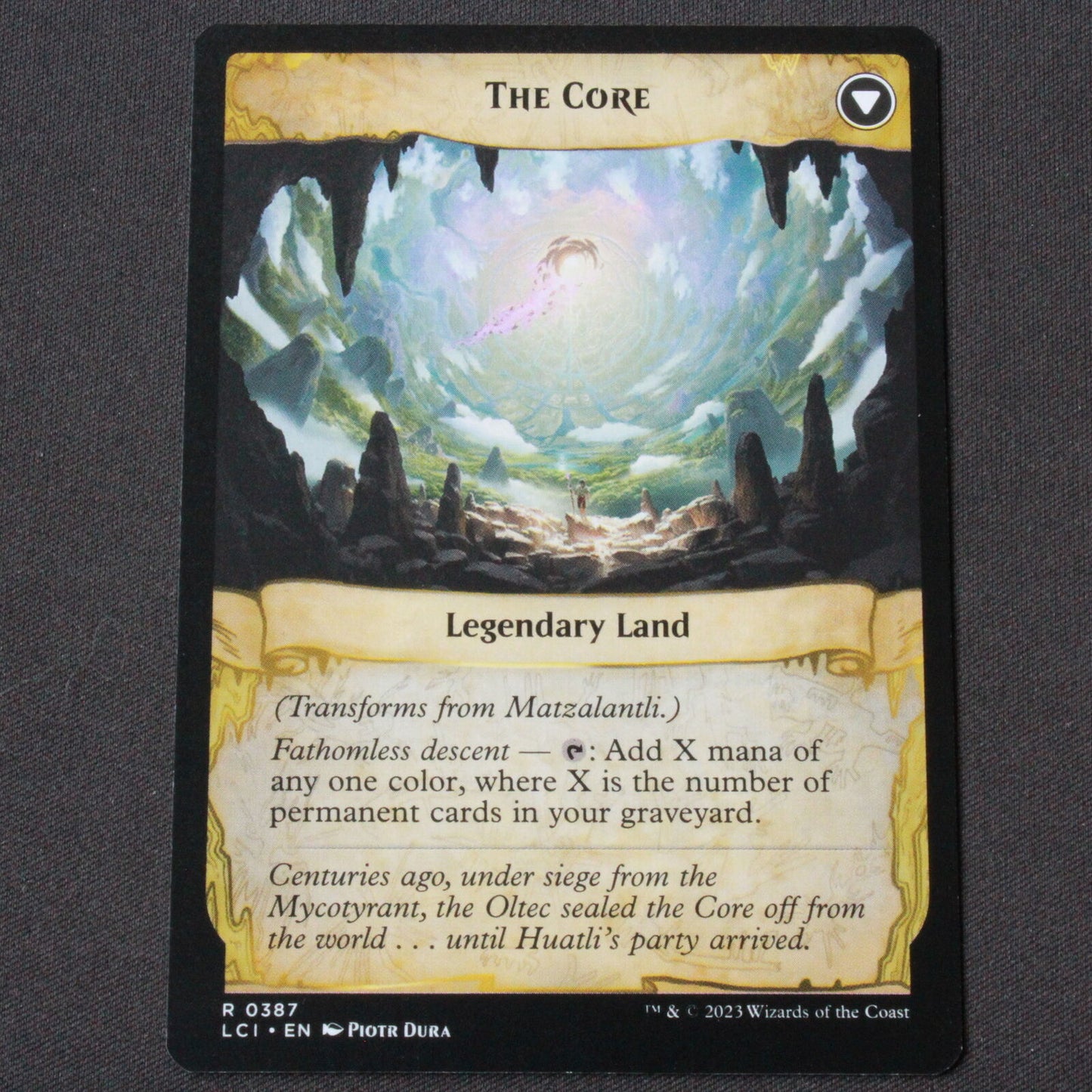 MTG Lost Caverns of Ixalan (LCI) Matzalantli, the Great Door Extended Art 387 NM