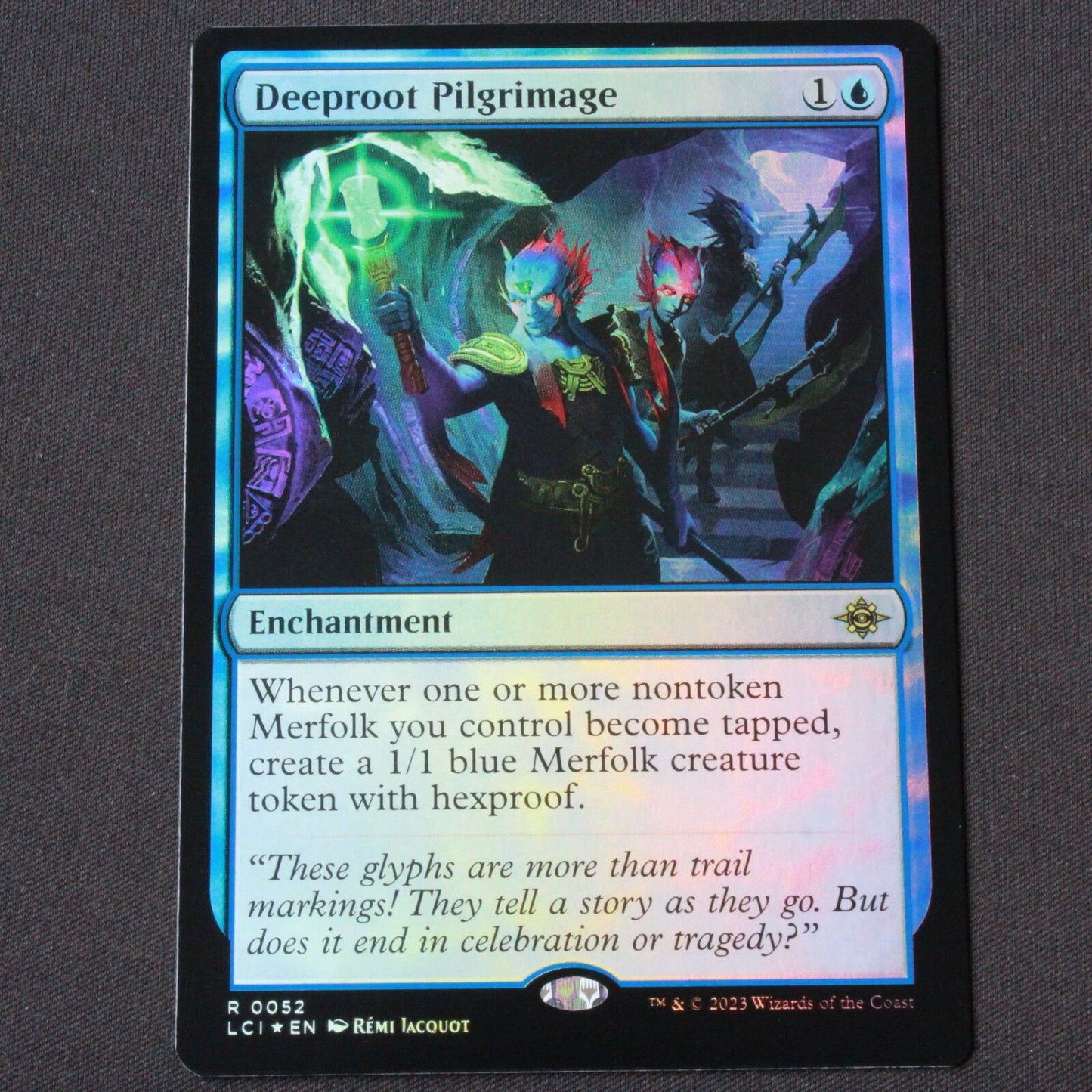 MTG Lost Caverns of Ixalan (LCI) Rare FOIL Deeproot Pilgrimage 52 NM