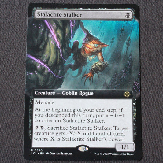 MTG Lost Caverns of Ixalan (LCI) Rare Stalactite Stalker (Extended Art) 370 NM