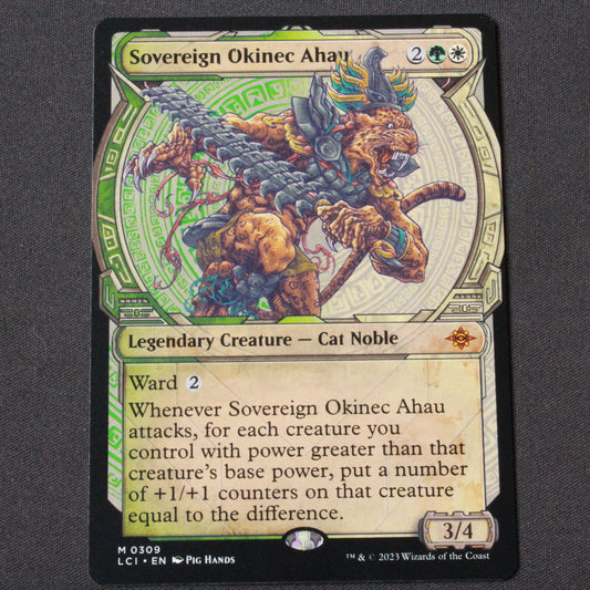 MTG Lost Caverns of Ixalan (LCI) Mythic Sovereign Okinec Ahau (Showcase) 309 NM