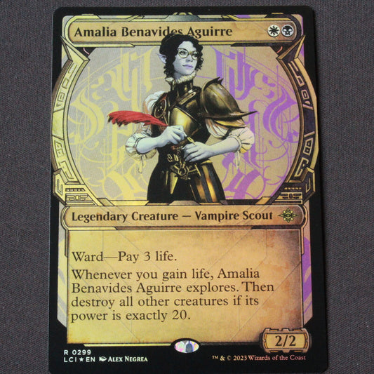 MTG Lost Caverns of Ixalan (LCI) FOIL Amalia Benavides Aguirre (Showcase) 299 NM