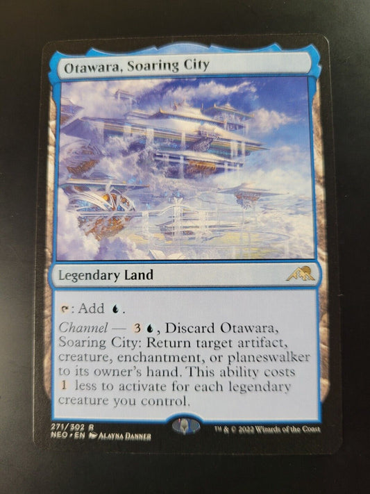 MTG Kamigawa: Neon Dynasty (NEO) Rare Otawara, Soaring City 271 NM