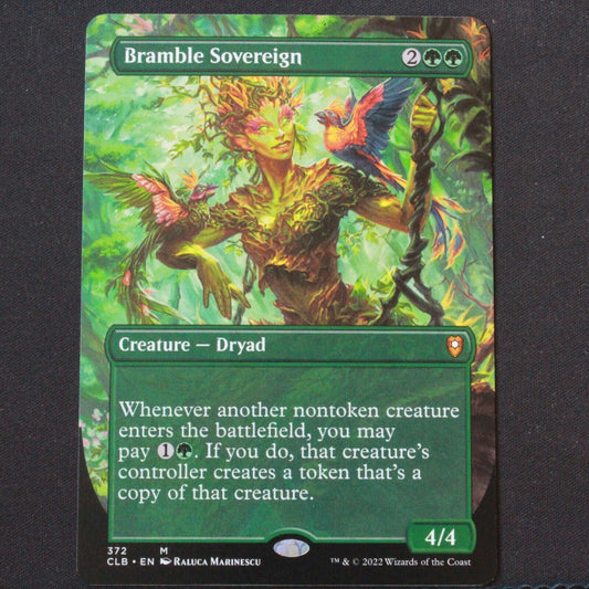 MTG Commander Legends Baldur's Gate CLB Bramble Sovereign Borderless 372 NM