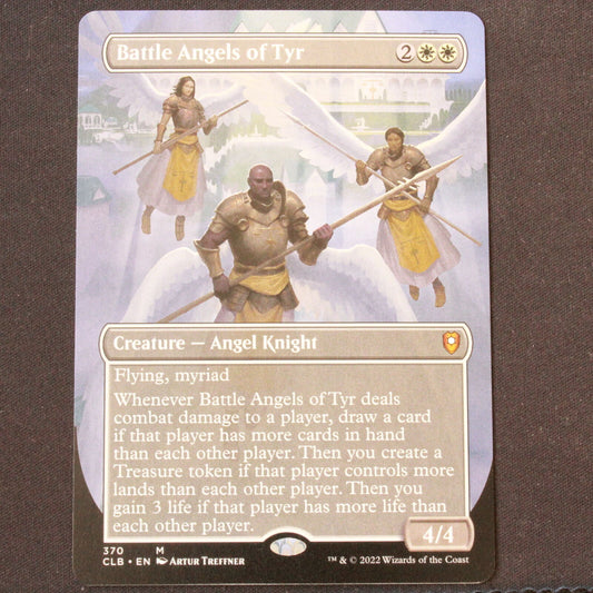 MTG Commander Legends Baldur's Gate CLB Battle Angels of Tyr Borderless 370 NM