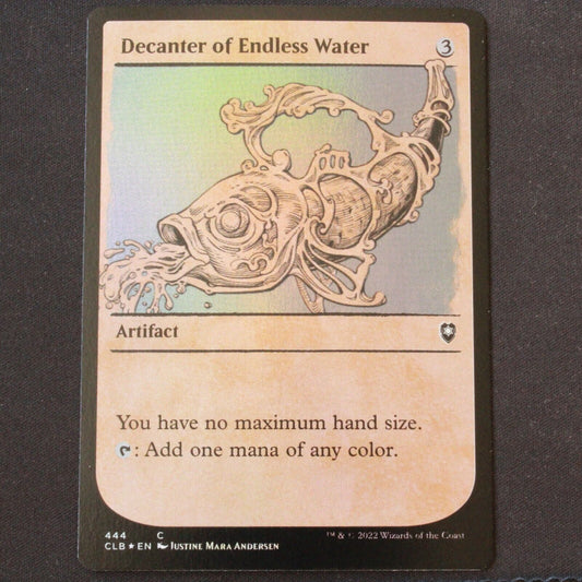 MTG Cmdr Legends Baldurs Gate CLB FOIL Decanter of Endless Water Showcase 444 NM